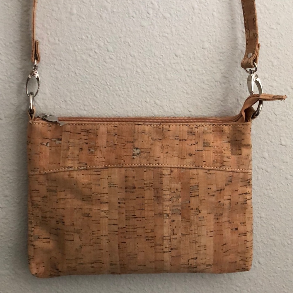 Cork crossbody purse